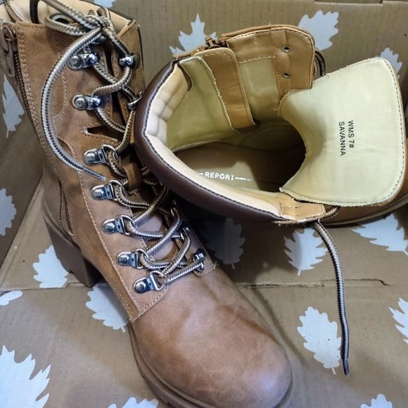 Report Collection Savanna Lug Boot Size Size 7 Nord New - Picture 2 of 12